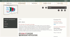 Desktop Screenshot of jccalert.org